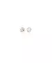 Stud Earrings Zircons 6 mm - Silver 925