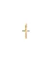 18ct Gold: Cross Pendant - Two Face