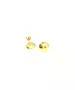 Button Earrings - 9ct Gold