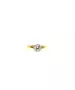 Briliant Halo Engagment Ring - 9ct Gold