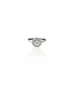 Round Halo Engagment Ring - 9ct White Gold