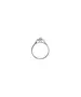 Round Halo Engagment Ring - 9ct White Gold