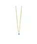 Necklace one Drop - Stainless Steel Gold Plated