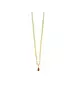 Necklace one Drop - Stainless Steel Gold Plated