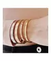 Bangle Solid One Zircon - Stainless Steel Gold