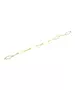 45cm Oval Link Chain - Silver 925 and Gold Plated