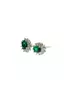 Diana Earrings with Green Zircon - Silver 925