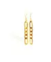 Earrings Long Figaro - Stainless Steel Gold Plated