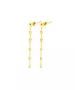 Diamond Cut 5 Balls Earrings - Silver 925 and Gold Plated