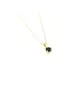 9ct Gold Necklace - Black Zircon - No Chain(Only Pendant)