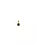 9ct Gold Necklace - Black Zircon - No Chain(Only Pendant)