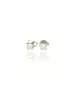 White Cross Earrings - Silver 925 and Gold Plated