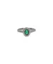 Diana Ring Green - Silver 925 Gold Plated