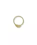 9ct Gold Ring - Hammered Circle