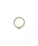 9ct Gold Ring - Twist Pearl