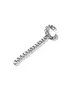 Cuff Earring Gourmet Chain- Silver 925