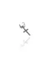 Cuff Earring Hanging Cross - Silver 925