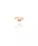 Diana Ring Lilac Round - Silver 925 Gold Plated