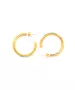 Chunky Hoops 3cm - Silver 925 Gold Plated