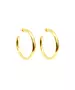 Chunky Hoops 4cm - Silver 925 Gold Plated