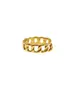 Silver 925 Gold Plated - Adjustable ring chain