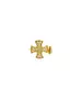 Silver 925 Gold Plated - Cross With Zircons