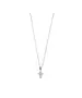 Necklace Cross with Zircons - Silver 925