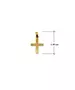 9ct Gold Cross - Small Double Side