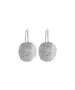 Phaistos Disk Curved Earrings - Silver 925 Gold Plated - Sterling Silver 925