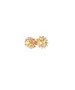 Diana Earrings with Light Yellow and White Zircons - Silver 925 Rose Gold