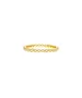 9ct Gold Round Zircons  - Wedding Band