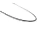 Necklace Round Snake 45 cm - Stainless Steel - Silver