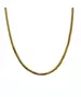 Round Snake Necklace - Silver 925 and Gold Plated