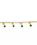 Necklace 5 Colored Zircons- Silver 925 Gold Plated