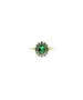 9ct Gold Ring - Diana Green Zircons