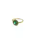 9ct Gold Ring - Diana Green Zircons