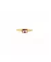 9ct Gold Ring - Oval Baby Pink Stone