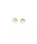 Earrings with Pearl and Zircons - 9ct Gold