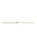 Diamond Cut Twist Anklet - Silver 925 Gold Plated