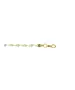 Diamond Cut Twist Anklet - Silver 925 Gold Plated