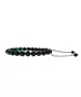 Men Bracelet with black zircons- Stainless Steel