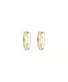 9ct Gold Hoops - Baguettes