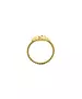 Letter Ring - Silver 925 Gold Plated