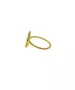 Letter Ring - Silver 925 Gold Plated