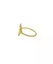 Letter Ring - Silver 925 Gold Plated