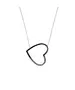 Silver 925 Gold Plated Necklace - Heart