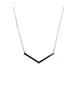 Silver 925 Necklace - V