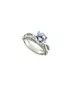 Round Brilliant Engagement Ring with Diamond Side Stones