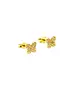 Kids Earrings Butterflies - 9ct Gold