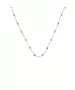 Diamond Cut Balls Necklace - Silver 925 Gold Plated